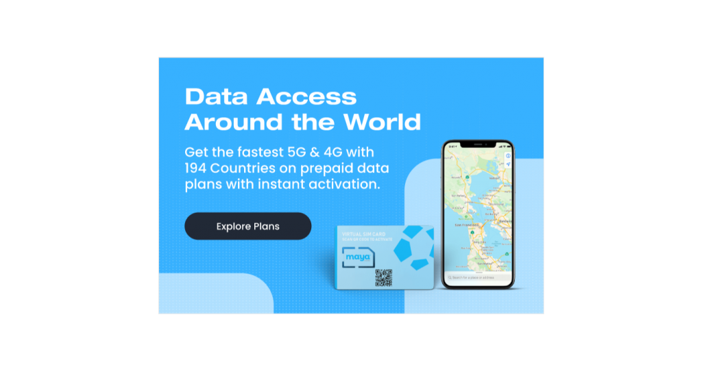 Data access around the world. Get the fastest 5G & 4G with 194 countries on prepaid data plans with instant activation. Explore Plans!