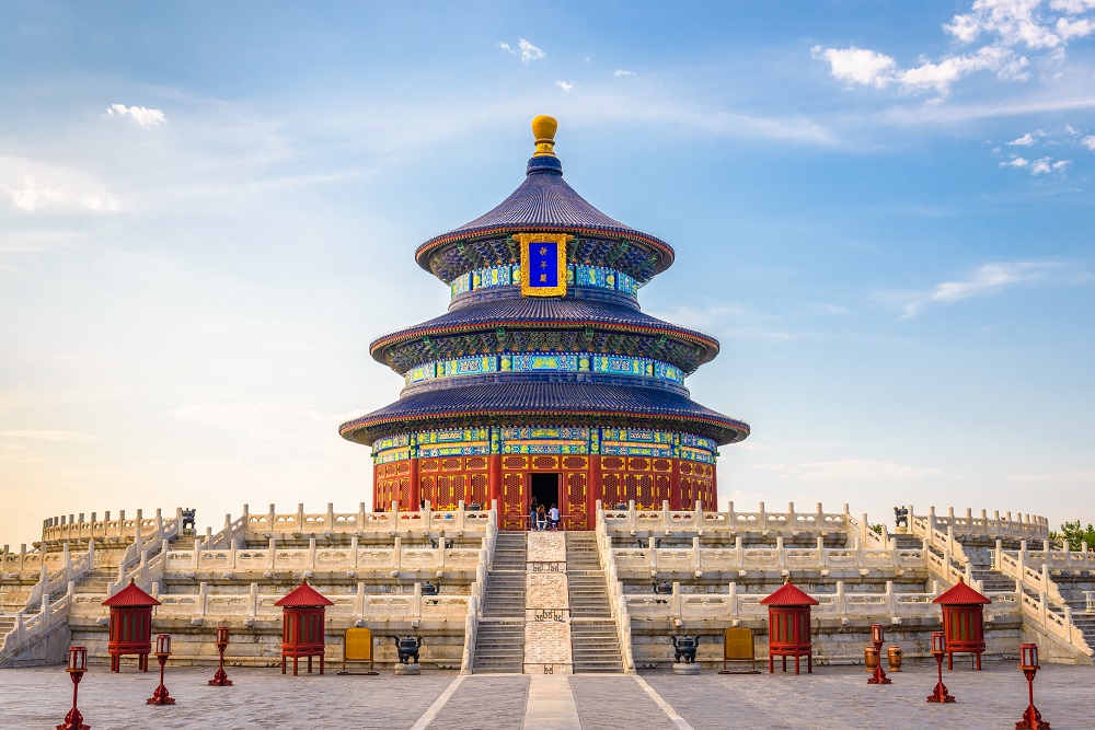 Historic Temple of Heaven in Beijing, China