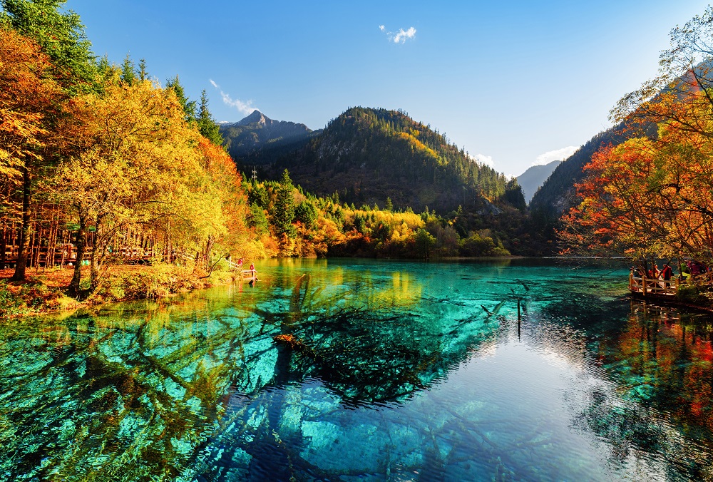 Five Flower Lake, Jiuzhai Valley National Park, China