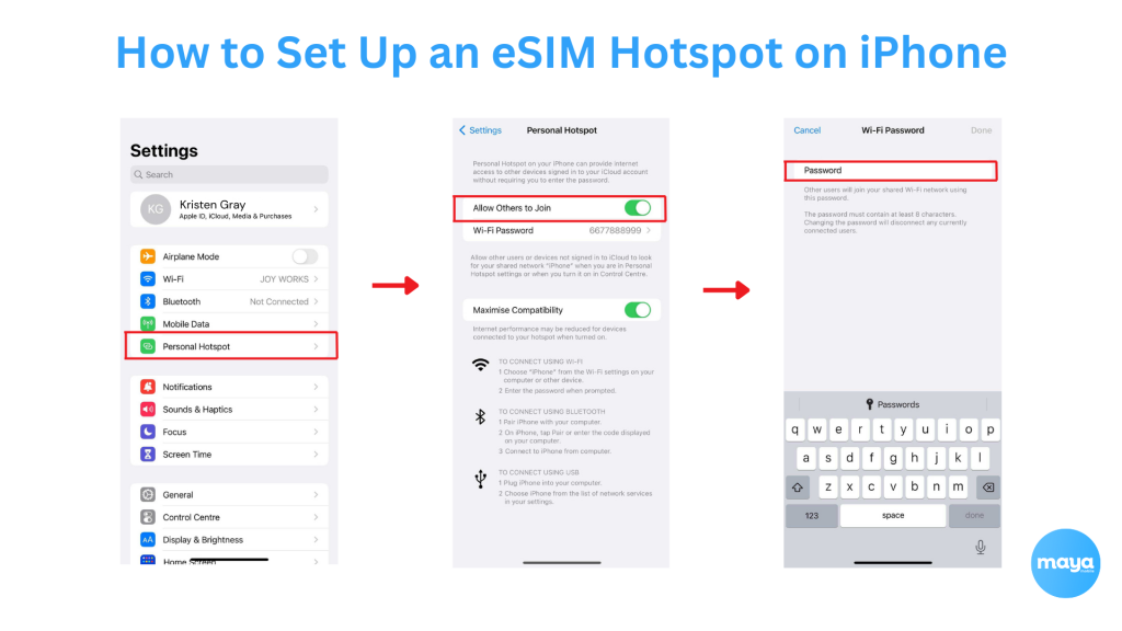 How to Set Up an eSIM Hotspot on iPhone 