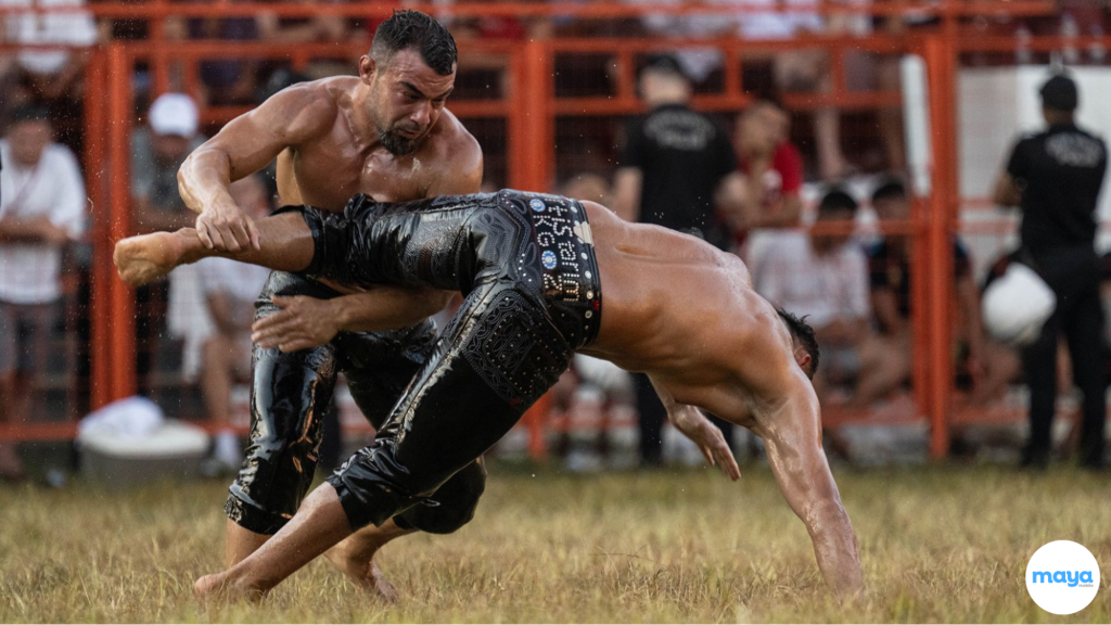 Oil Wrestling