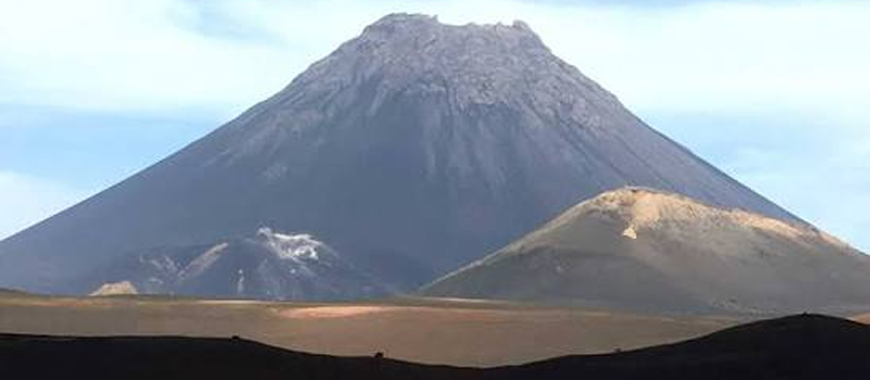 Fogo peak in Cabo Verde