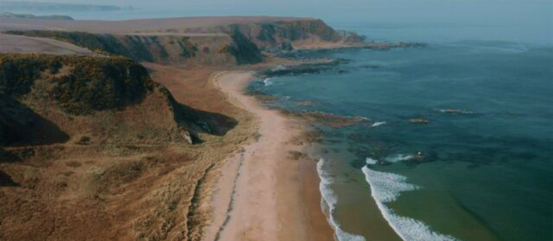 Findlater Castle Sunnyside Beach