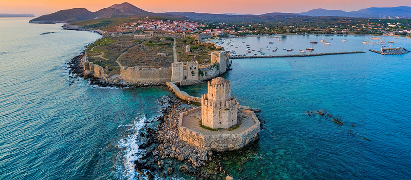 Methoni Castle in The Odyssey movie
