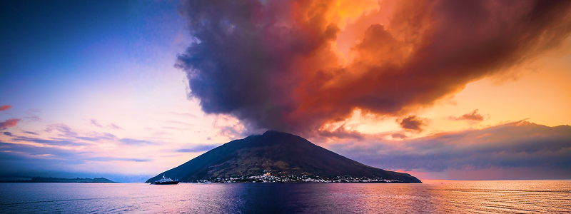 Volcano Stromboli, Aeolian Islands