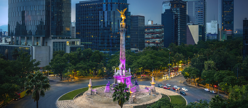 Angel of Independence and Paseo de la Reforma