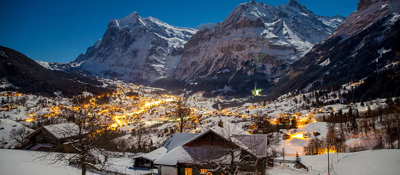 Grindelwald, Switzerland during winters