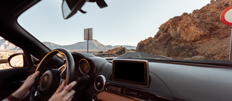International driving permit to drive car on a road trip 