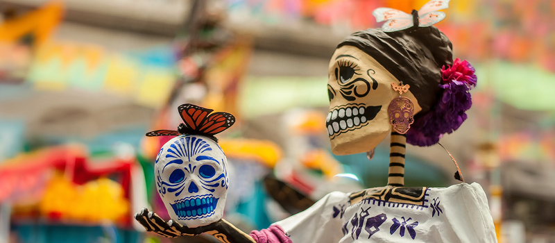 La Catrina on the Day of the Dead
